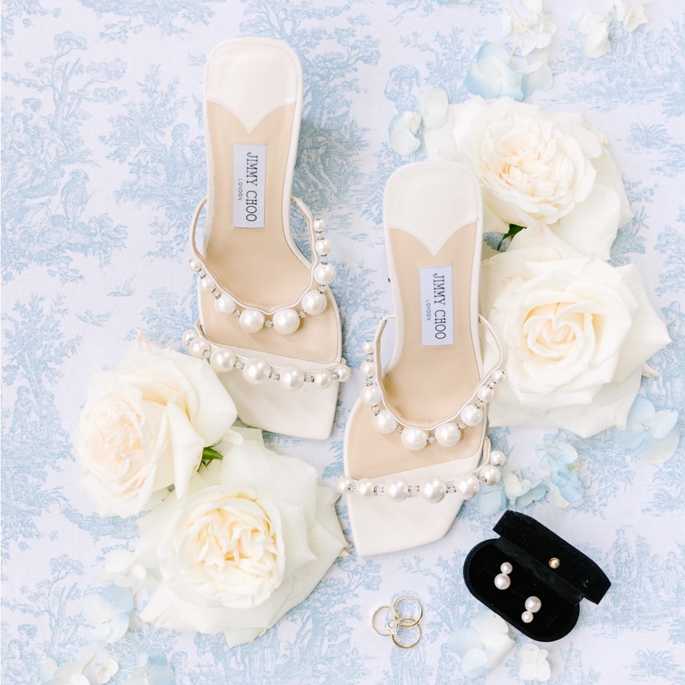 Jimmy Choo Amara 85MM Embellished Leather Sandals